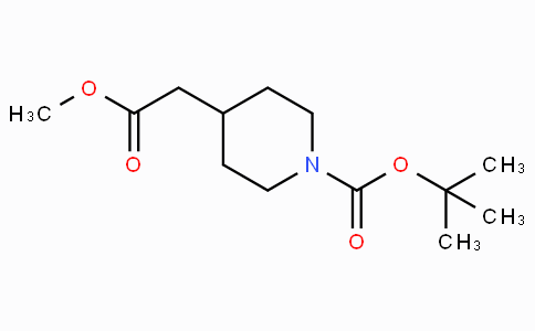 CAS No. 175213-46-4, tert-Butyl 4-(2-methoxy-2-oxoethyl)piperidine-1-carboxylate