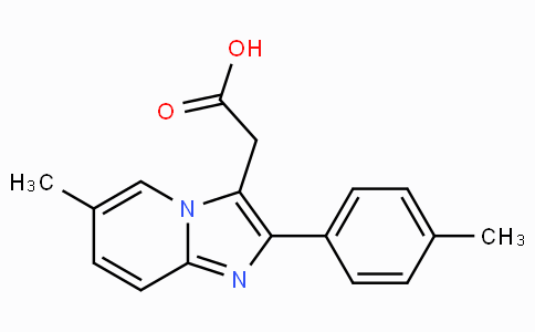 CAS No. 189005-44-5, 2-(6-Methyl-2-(p-tolyl)imidazo[1,2-a]pyridin-3-yl)acetic acid