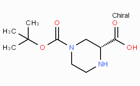 CAS No. 192330-11-3, (R)-4-(tert-Butoxycarbonyl)piperazine-2-carboxylic acid