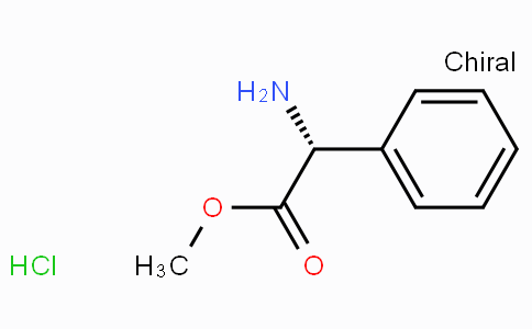 CAS No. 19883-41-1, (R)-Methyl 2-amino-2-phenylacetate hydrochloride
