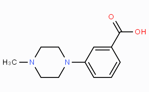 CAS No. 215309-01-6, 3-(4-Methylpiperazin-1-yl)benzoic acid