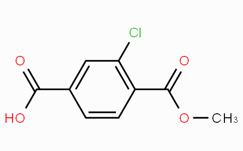 CAS No. 55737-77-4, 3-Chloro-4-(methoxycarbonyl)benzoic acid