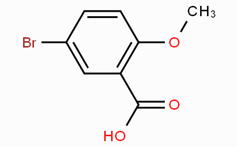 CAS No. 2476-35-9, 5-Bromo-2-methoxybenzoic acid