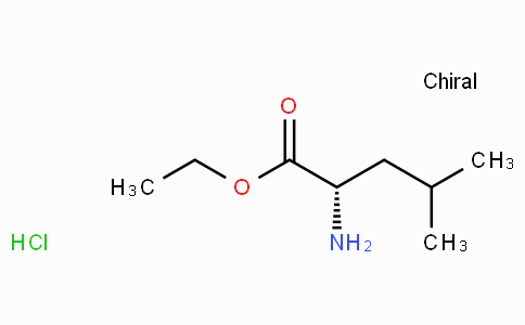 CAS No. 2743-40-0, (S)-Ethyl 2-amino-4-methylpentanoate hydrochloride