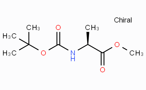 CAS No. 28875-17-4, (S)-Methyl 2-((tert-butoxycarbonyl)amino)propanoate