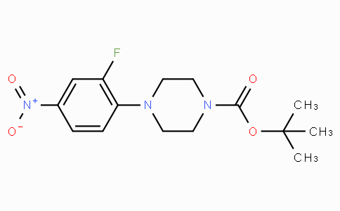 CAS No. 154590-34-8, tert-Butyl 4-(2-fluoro-4-nitrophenyl)piperazine-1-carboxylate