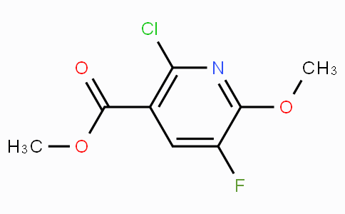 CAS No. 959616-64-9, Methyl 2-chloro-5-fluoro-6-methoxynicotinate