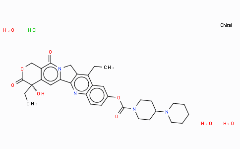 CAS No. 136572-09-3, Irinotecan hydrochloride trihydrate
