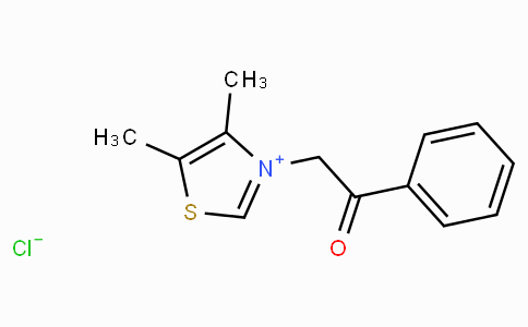 CAS No. 341028-37-3, 4,5-Dimethyl-3-(2-oxo-2-phenylethyl)thiazol-3-ium chloride