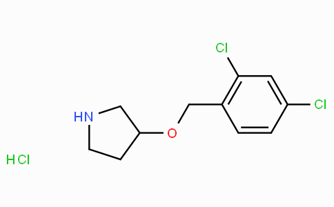 CAS No. 1220033-11-3, 3-((2,4-Dichlorobenzyl)oxy)pyrrolidine hydrochloride