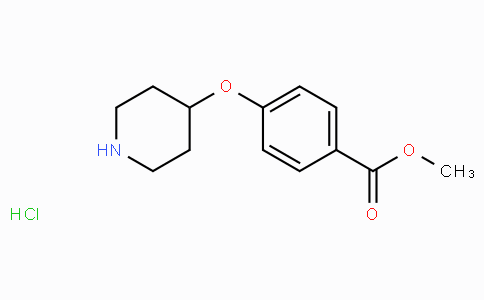 CAS No. 455323-66-7, Methyl 4-(4-piperidinyloxy)benzoate hydrochloride