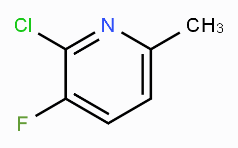 CAS No. 374633-32-6, 2-Chloro-3-fluoro-6-methylpyridine