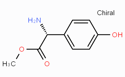 CAS No. 37763-23-8, (R)-Methyl 2-amino-2-(4-hydroxyphenyl)acetate