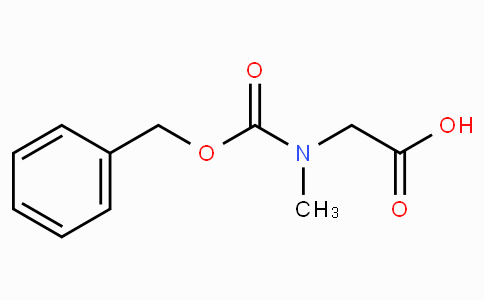 CAS No. 39608-31-6, 2-(((Benzyloxy)carbonyl)(methyl)amino)acetic acid