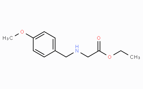 CAS No. 60857-16-1, Ethyl 2-((4-methoxybenzyl)amino)acetate