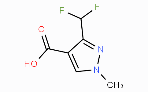 CAS No. 176969-34-9, 3-(Difluoromethyl)-1-methyl-1H-pyrazole-4-carboxylic acid