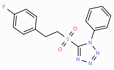 CAS No. 1370411-43-0, 5-((4-Fluorophenethyl)sulfonyl)-1-phenyl-1H-tetrazole