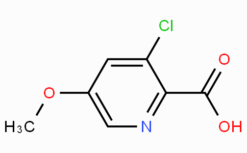 CAS No. 128073-09-6, 3-Chloro-5-methoxypicolinic acid