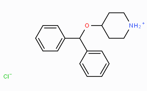 CAS No. 65214-86-0, 4-(Diphenylmethoxy)piperidinium chloride