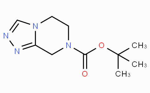 CAS No. 723286-79-1, tert-butyl 5,6-dihydro-[1,2,4]triazolo[4,3-a]pyrazine-7(8H)-carboxylate
