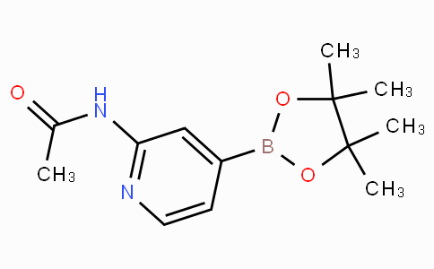 CAS No. 1220220-21-2, N-(4-(4,4,5,5-tetramethyl-1,3,2-dioxaborolan-2-yl)pyridin-2-yl)acetamide