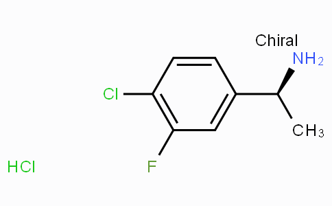 CAS No. 1245808-01-8, (S)-1-(4-Chloro-3-fluorophenyl)ethanamine hydrochloride