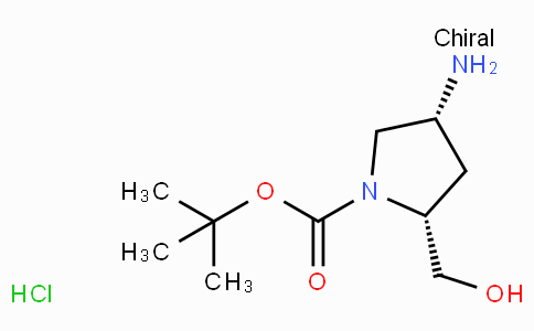 CAS No. 1161931-71-0, (2R,4R)-tert-Butyl 4-amino-2-(hydroxymethyl)pyrrolidine-1-carboxylate hydrochloride