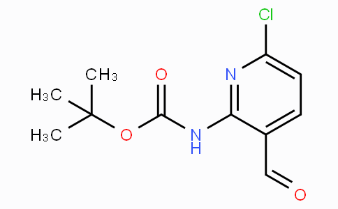 CAS No. 294659-72-6, tert-Butyl (6-chloro-3-formylpyridin-2-yl)carbamate