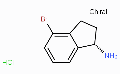 CAS No. 1307873-37-5, (S)-4-Bromo-2,3-dihydro-1H-inden-1-amine hydrochloride
