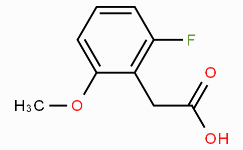 CAS No. 500912-19-6, 2-(2-Fluoro-6-methoxyphenyl)acetic acid