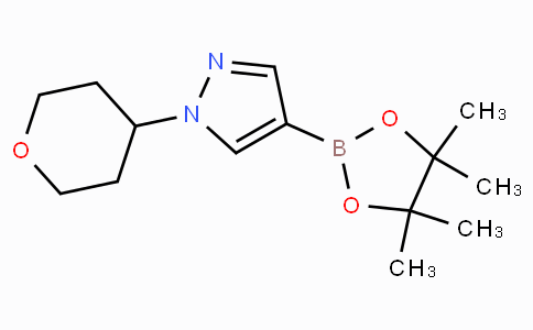 CAS No. 1040377-03-4, 1-(Tetrahydro-2H-pyran-4-yl)-4-(4,4,5,5-tetramethyl-1,3,2-dioxaborolan-2-yl)-1H-pyrazole