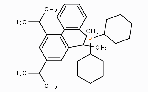 CAS No. 564483-18-7, Dicyclohexyl(2',4',6'-triisopropyl-[1,1'-biphenyl]-2-yl)phosphine
