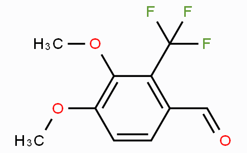 CAS No. 138490-96-7, 3,4-Dimethoxy-2-(trifluoromethyl)benzaldehyde