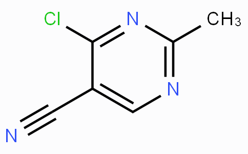 CAS No. 38875-74-0, 4-Chloro-2-methylpyrimidine-5-carbonitrile