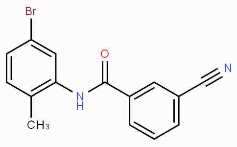 CAS No. 1157457-17-4, N-(5-Bromo-2-methylphenyl)-3-cyanobenzamide