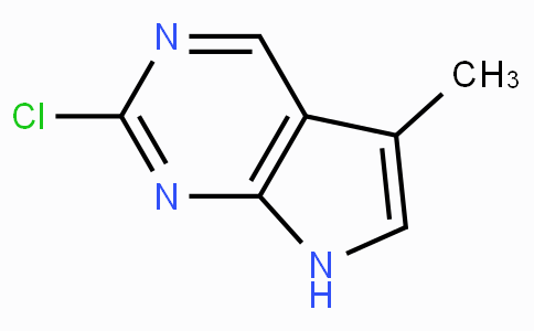 CAS No. 909562-81-8, 2-Chloro-5-methyl-7H-pyrrolo[2,3-d]pyrimidine