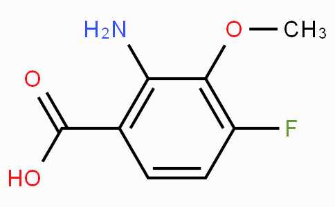 CAS No. 126480-32-8, 2-Amino-3-methoxy-4-fluorobenzoic acid