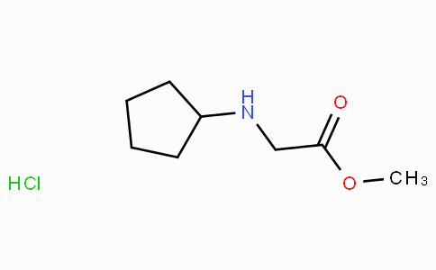 CAS No. 195877-46-4, Methyl 2-(cyclopentylamino)acetate hydrochloride