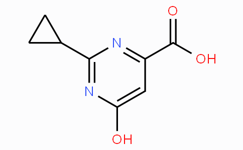 CAS No. 858956-25-9, 2-Cyclopropyl-6-hydroxypyrimidine-4-carboxylic acid