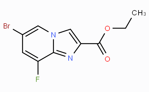 CAS No. 1260763-32-3, Ethyl 6-bromo-8-fluoroimidazo[1,2-a]pyridine-2-carboxylate