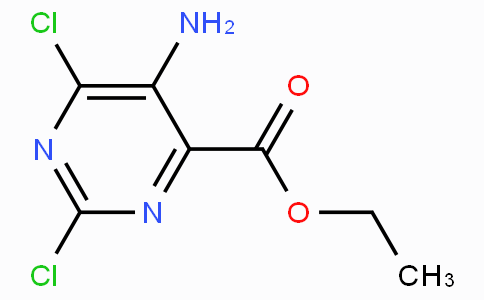 CAS No. 54368-62-6, Ethyl 5-amino-2,6-dichloropyrimidine-4-carboxylate