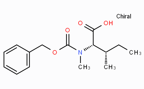 CAS No. 42417-66-3, (2S,3S)-2-(((Benzyloxy)carbonyl)(methyl)amino)-3-methylpentanoic acid