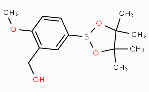 CAS No. 1009303-77-8, (2-Methoxy-5-(4,4,5,5-tetramethyl-1,3,2-dioxaborolan-2-yl)phenyl)methanol