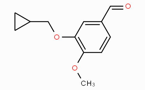 CAS No. 153200-64-7, 3-(Cyclopropylmethoxy)-4-methoxybenzaldehyde