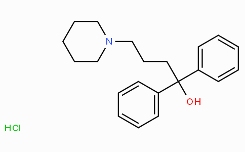 CAS No. 3254-89-5, 1,1-Diphenyl-4-(piperidin-1-yl)butan-1-ol hydrochloride