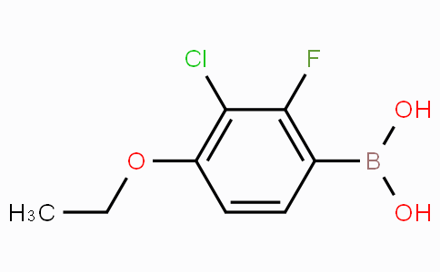 CAS No. 909122-50-5, (3-Chloro-4-ethoxy-2-fluorophenyl)boronic acid