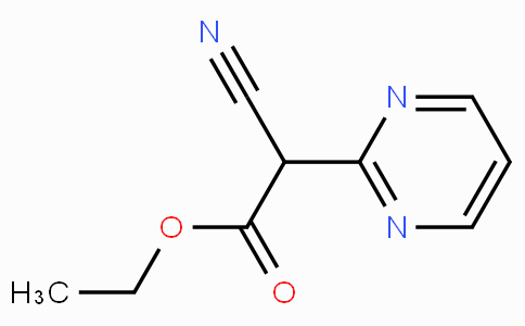 CAS No. 65364-63-8, Ethyl 2-cyano-2-(pyrimidin-2-yl)acetate