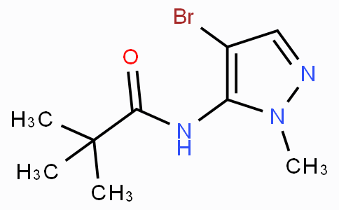CAS No. 679394-11-7, N-(4-Bromo-1-methyl-1H-pyrazol-5-yl)pivalamide