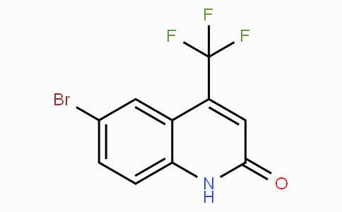 CAS No. 328955-61-9, 6-Bromo-4-(trifluoromethyl)quinolin-2(1H)-one