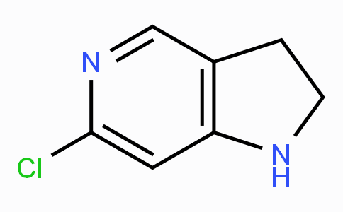 CAS No. 23596-25-0, 6-Chloro-2,3-dihydro-1H-pyrrolo[3,2-c]pyridine